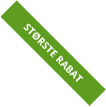 Største rabat sticker